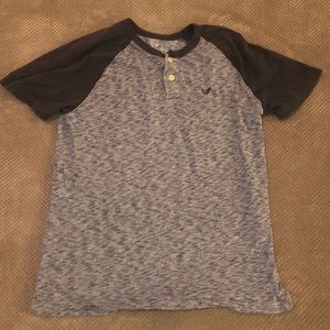 American eagle stripe T-shirt